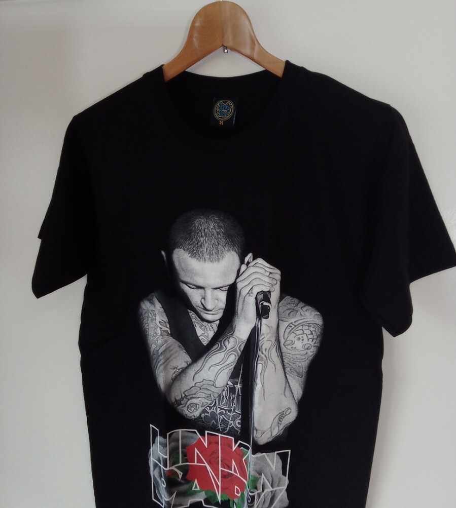 上等な リンキン・パーク バンドTシャツ(M)キ チェスター PARK LINKIN ミュージシャン