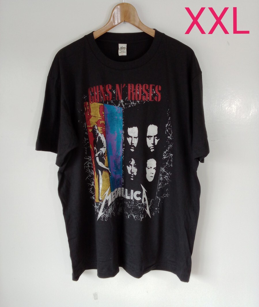 ガンズ×メタリカ GANS METALLICA バンドTシャツ(XXL)Q34｜Yahoo