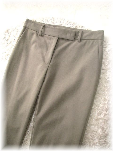送料無料*セオリーリュクス/theory luxe*裾元ボタンデザインクロップドパンツ/ストレッチ素材/コットンナイロン/ウォッシャブル/036