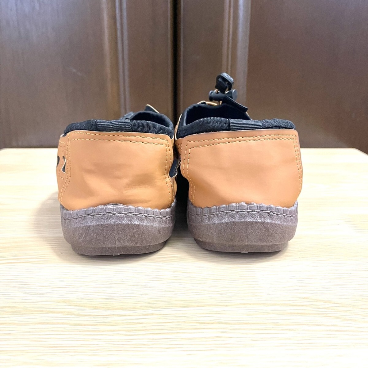 スニーカーサンダル メンズ 結(jié)ばない 軽量 スリッポン 通気性 水陸両用 ベージュ 25.0