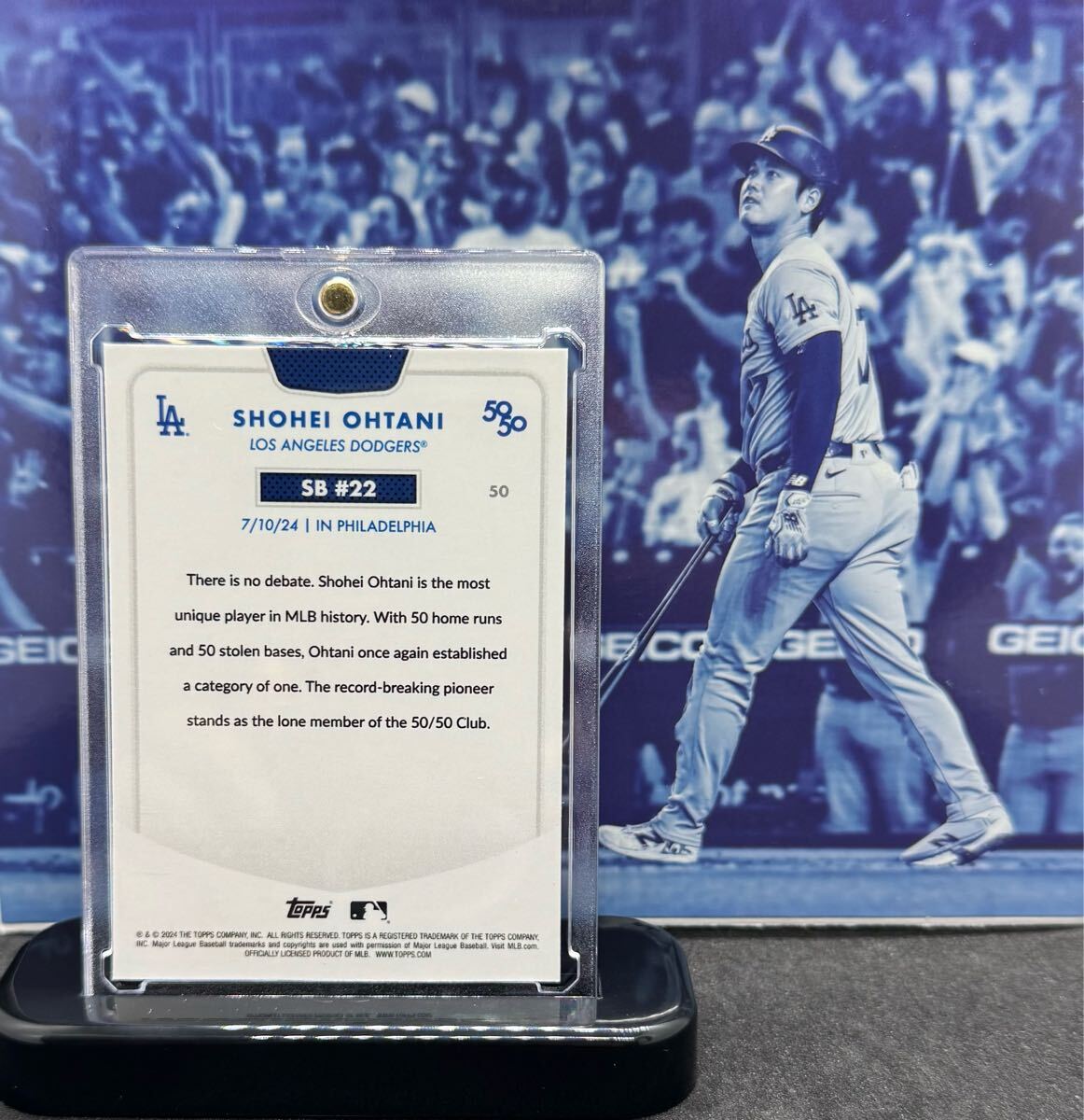 ☆50枚限定☆ 2024 Topps 50/50 MLB 大谷翔平 shohei ohtani SB