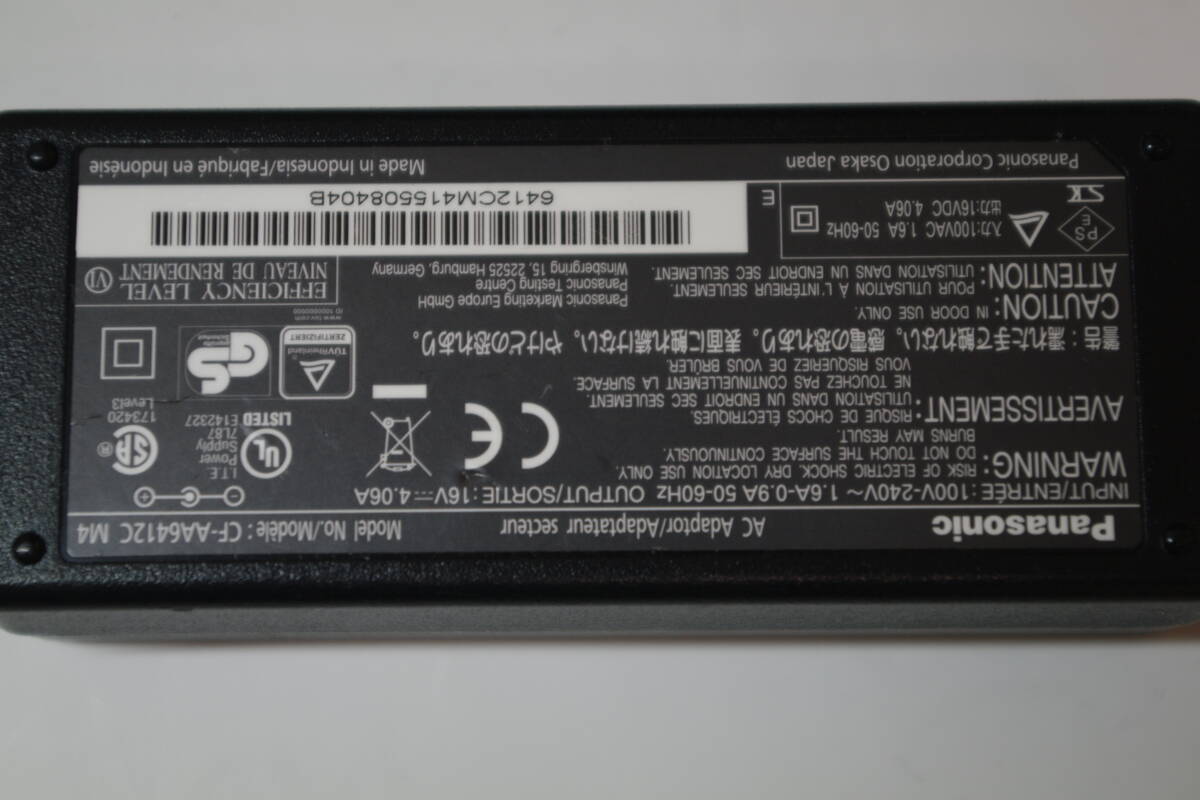 Panasonic パナソニック 純正 ACアダプター CF-AA6412C M4 Let's note ■JHC5