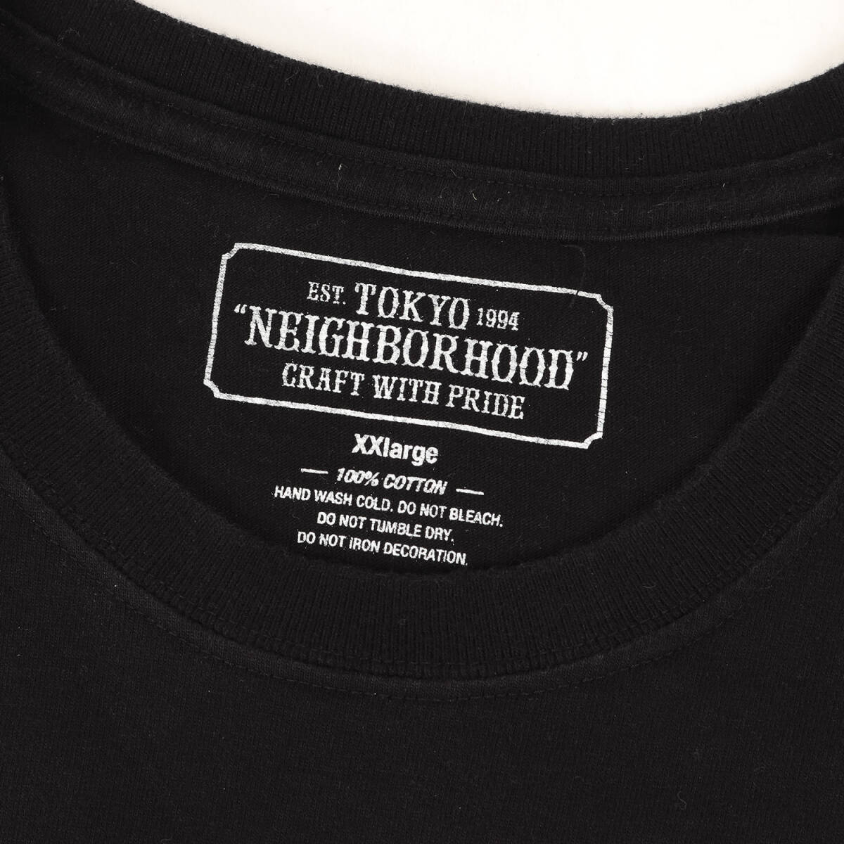 NEIGHBORHOOD ネイバーフッド Tシャツ サイズ:XXL / ブランドロゴ ロングスリーブ Tシャツ / ブラック 黒 / トップス カットソー