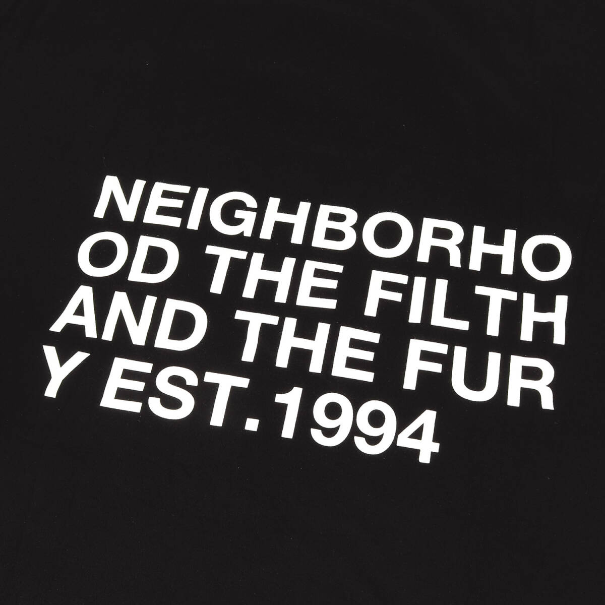 NEIGHBORHOOD ネイバーフッド Tシャツ サイズ:XXL / ブランドロゴ ロングスリーブ Tシャツ / ブラック 黒 / トップス カットソー