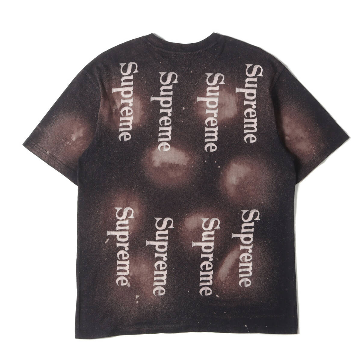 [ прекрасный товар ]Supreme Supreme футболка размер :S / 20SS осветлитель обработка бренд Logo вырез лодочкой футболка (Nueva York S/S Top) черный 