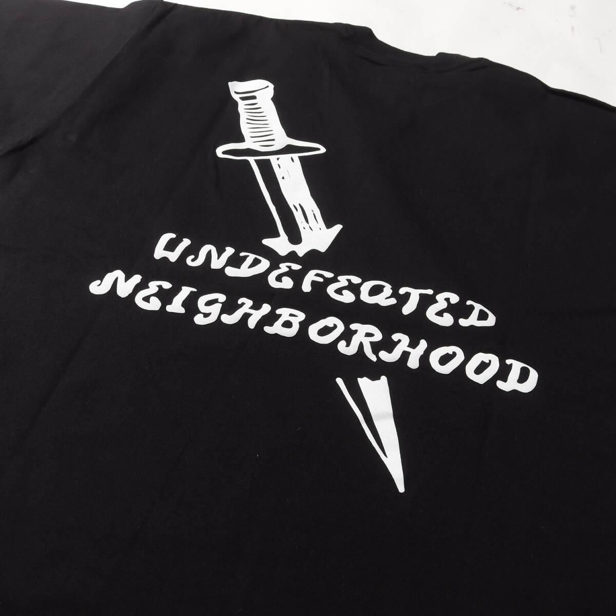 【新品】NEIGHBORHOOD ネイバーフッド Tシャツ サイズ:L / 21SS UNDEFEATED グラフィック Tシャツ (NHUF-4 / C-TEE. SS) / ブラック
