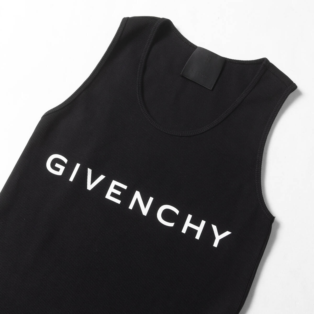 [ прекрасный товар ]GIVENCHYji van si. One-piece черный чёрный размер :XS / Logo майка платье One-piece (BW22543YAC)