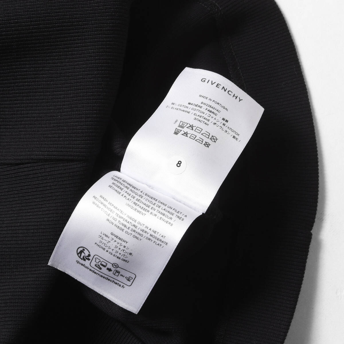 [ прекрасный товар ]GIVENCHYji van si. One-piece черный чёрный размер :XS / Logo майка платье One-piece (BW22543YAC)