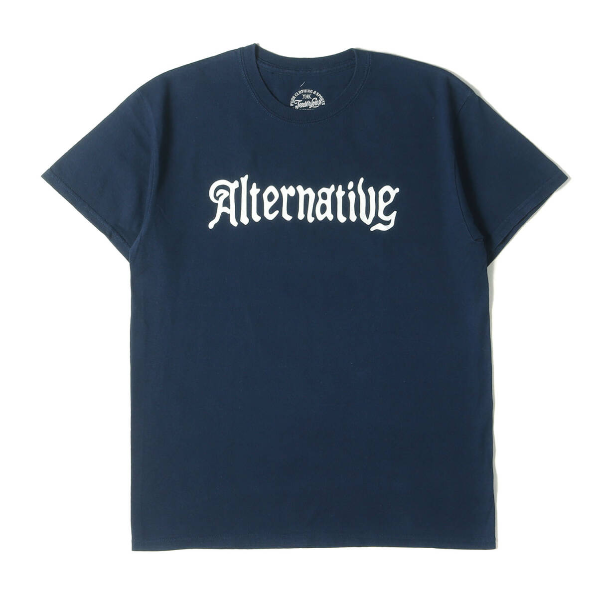 TENDERLOIN テンダーロイン Tシャツ サイズ:M / Alternativeロゴ クルーネック Tシャツ (T-TEE ALTERNATIVE) / ネイビー 紺 / トップス