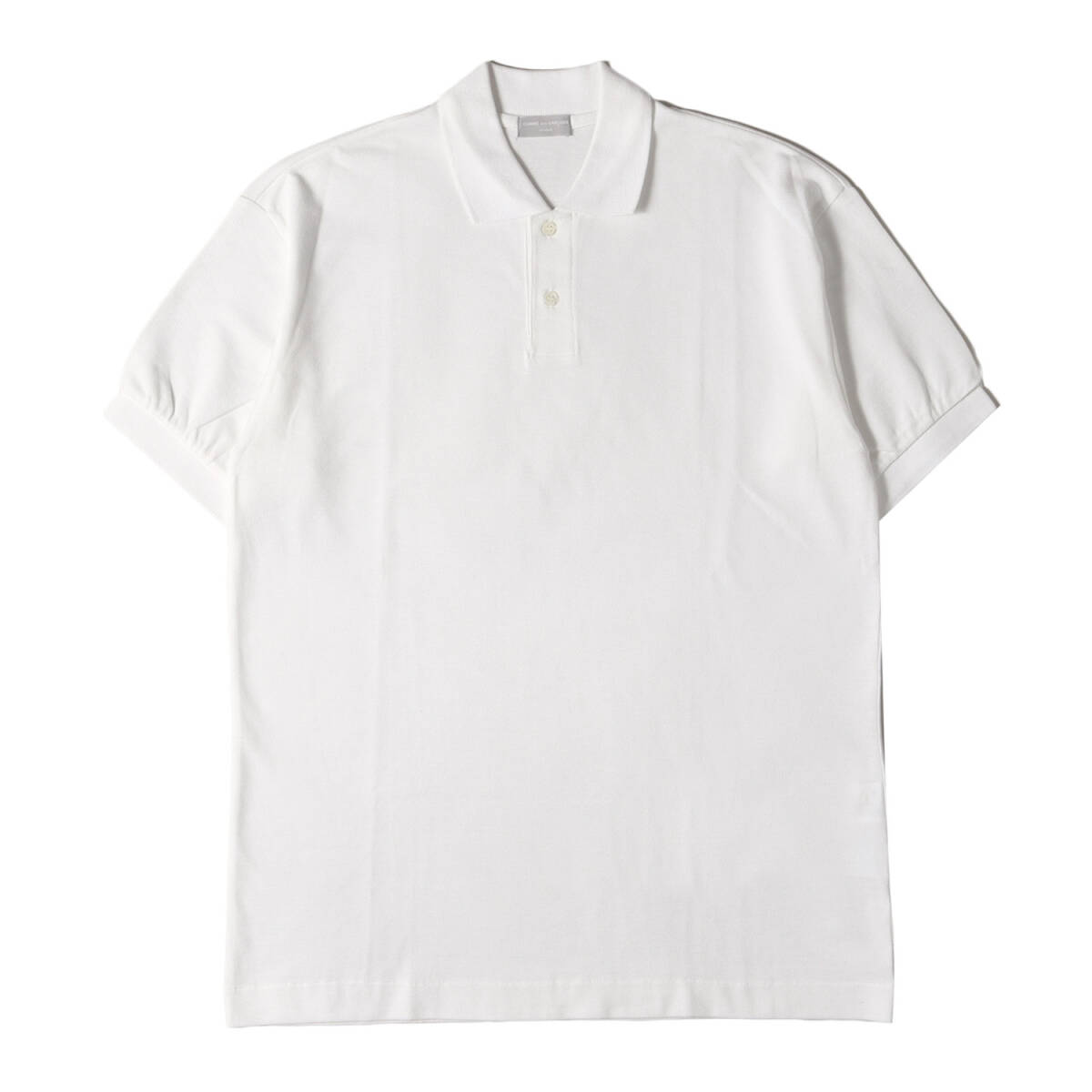 【美品】COMME des GARCONS HOMME コム デ ギャルソン オム ポロシャツ / 93SS 田中オム 鹿の子 ポロシャツ (HT-110280) / ホワイト