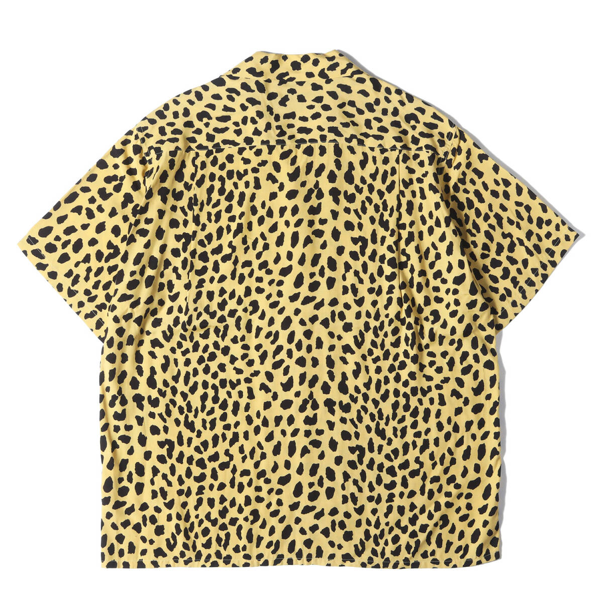 【美品】WACKO MARIA ワコマリア シャツ サイズ:M / 21SS レオパード柄 ハワイアンシャツ / アロハシャツ (LEOPARD HAWAIIAN SHIRT S/S)