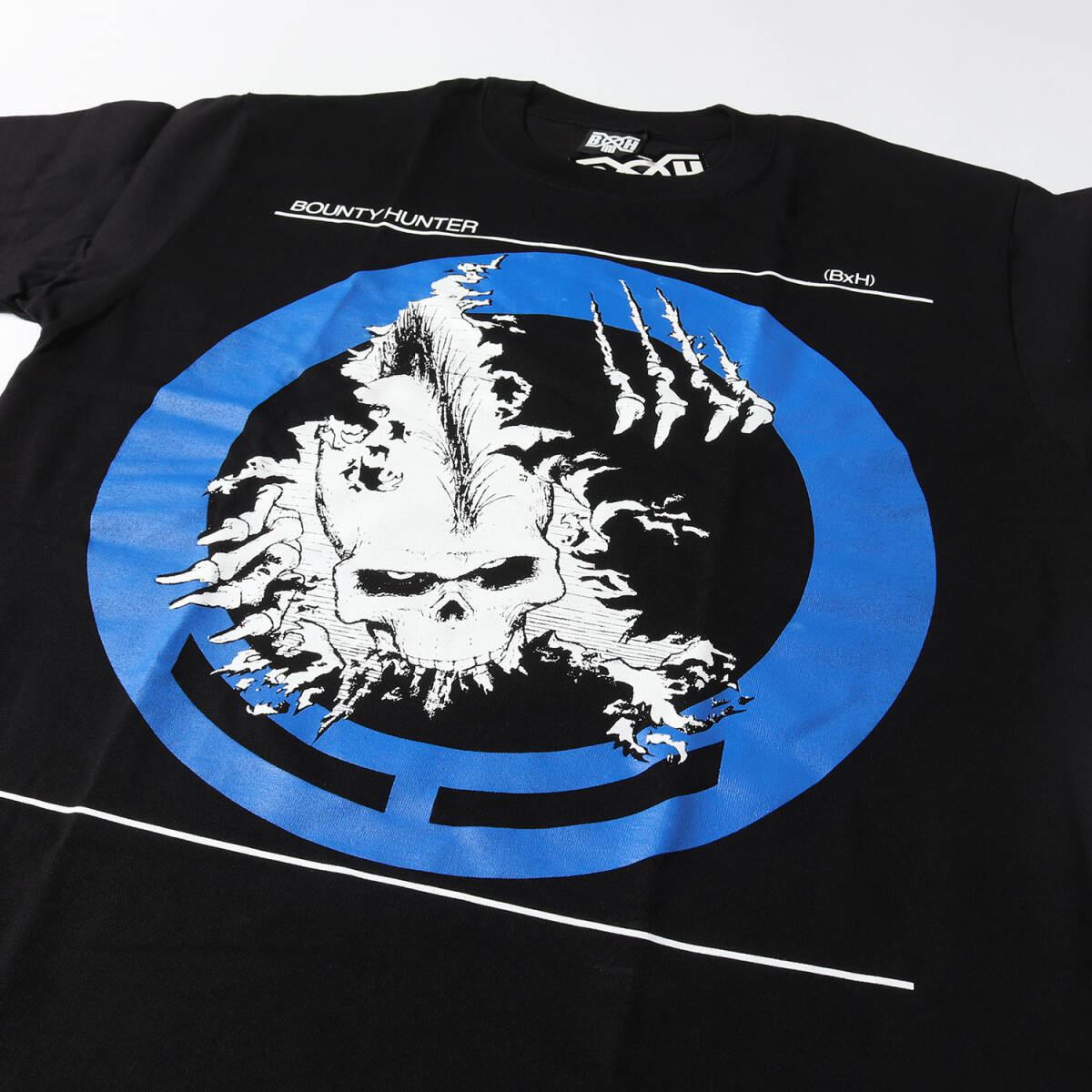 【新品】BOUNTY HUNTER バウンティーハンター Tシャツ サイズ:M / GERMS ロゴ クルーネック Tシャツ / ブラック 黒 / トップス カットソー