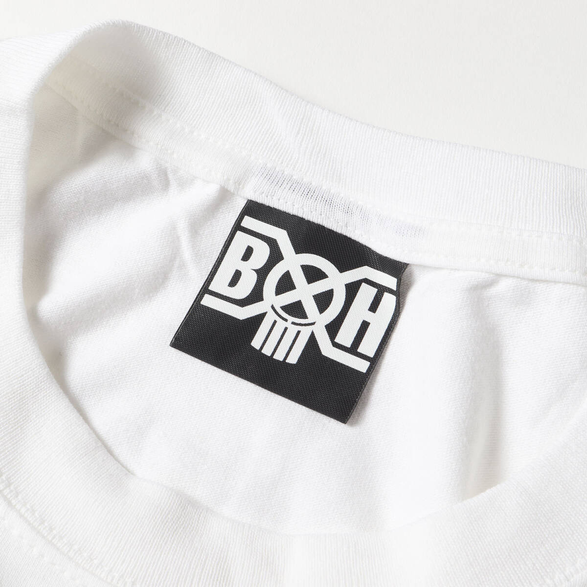 【新品】BOUNTY HUNTER バウンティーハンター Tシャツ サイズ:M / バッド?ブレインズ パロディーロゴ クルーネック Tシャツ / ホワイト