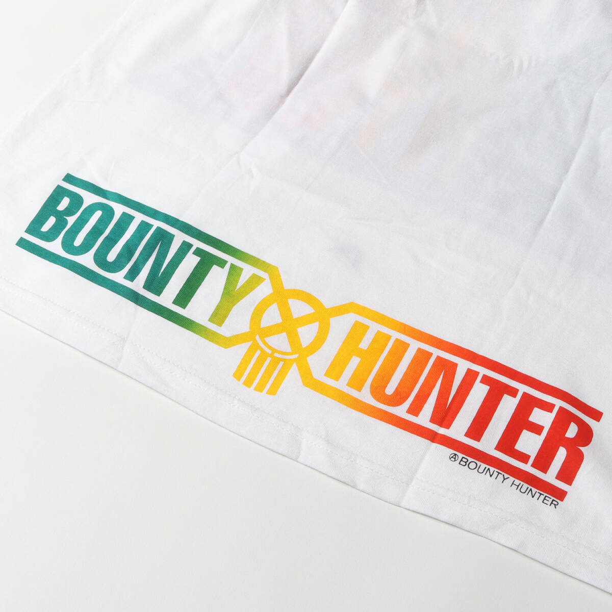 【新品】BOUNTY HUNTER バウンティーハンター Tシャツ サイズ:M / バッド?ブレインズ パロディーロゴ クルーネック Tシャツ / ホワイト