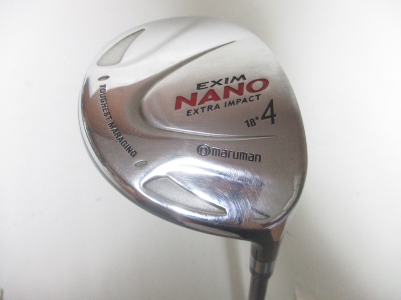 【マルマン】maruman EXIM NANO EXTRA IMPACT 4W 18°／純正 シャフト NANO EX-05F (R)／ヘッドカバー付き
