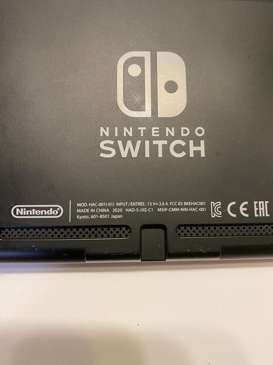 【稼動品】 Nintendo Switch ニンテンドースイッチ 本體 HAC-001 ネオンブルー ネオンレッド HAD-S-KABAA 初期化済み