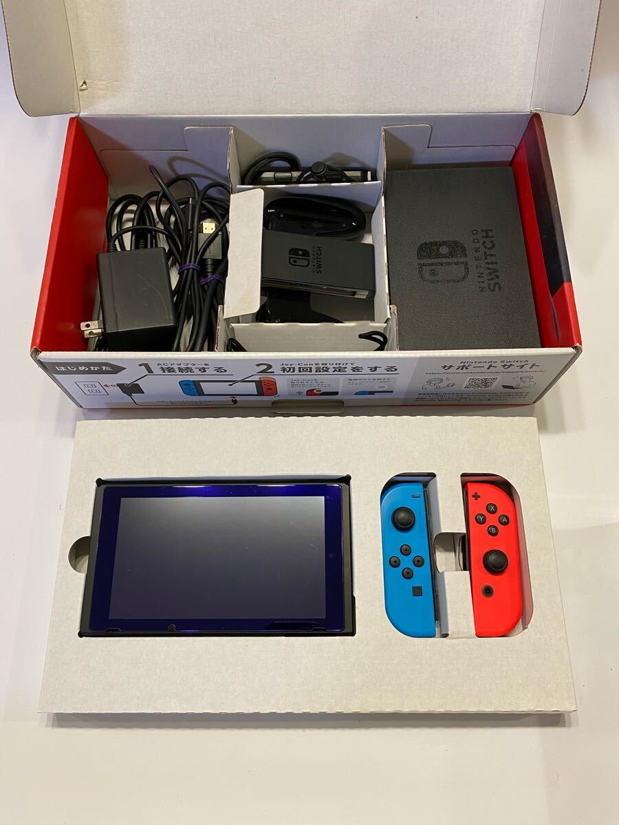 稼動品】 Nintendo Switch ニンテンドースイッチ 本体 HAC-001