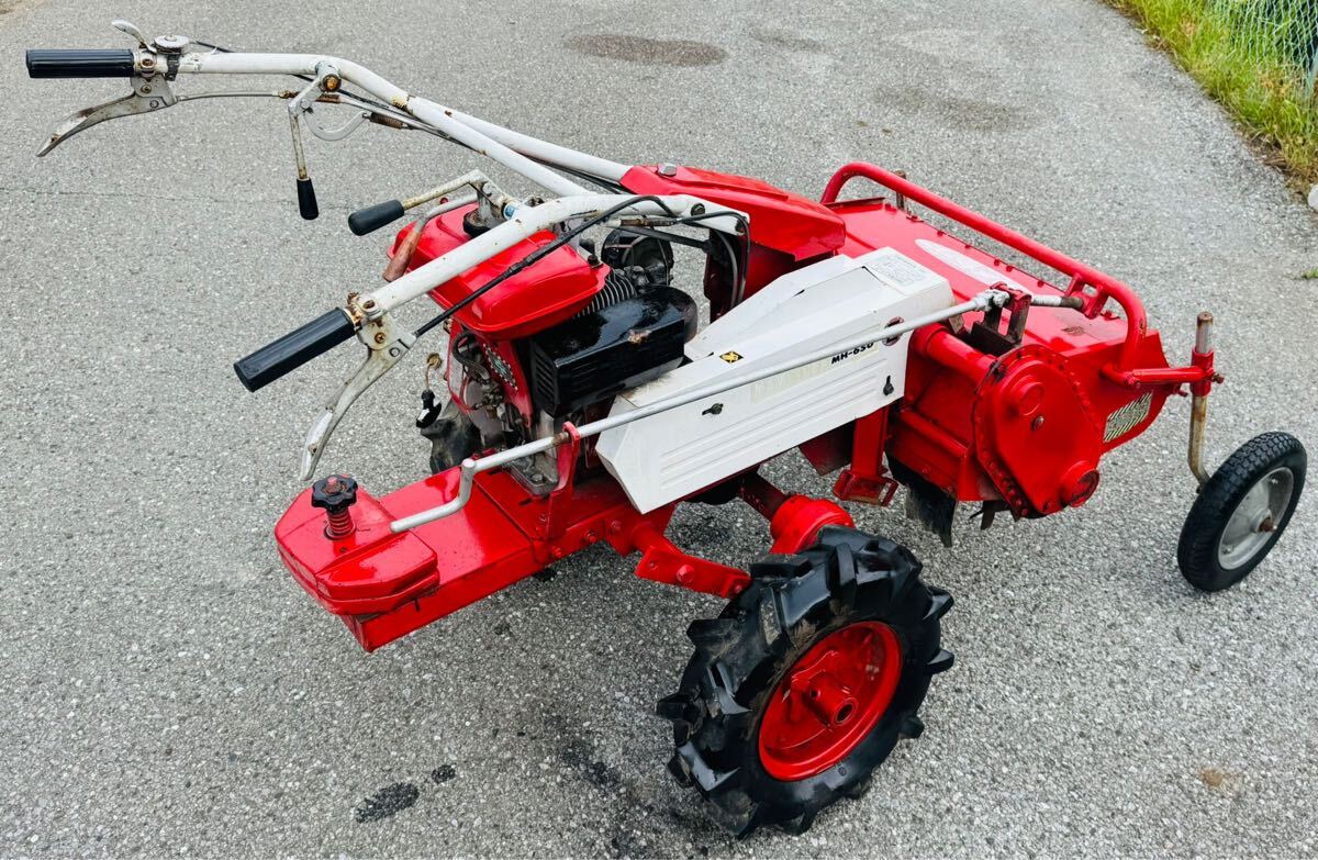 MAMETORA マメトラ農(nóng)機 歩行型農(nóng)用トラクター MH-650 ハンマーナイフモア 動作確認済み！エンジンOK ! 発送可能！