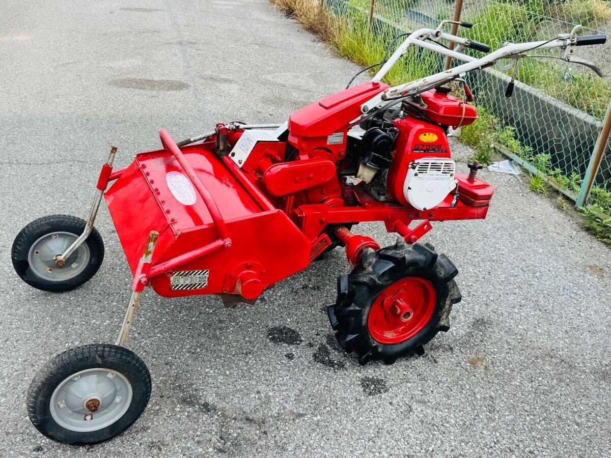 MAMETORA マメトラ農(nóng)機 歩行型農(nóng)用トラクター MH-650 ハンマーナイフモア 動作確認済み！エンジンOK ! 発送可能！