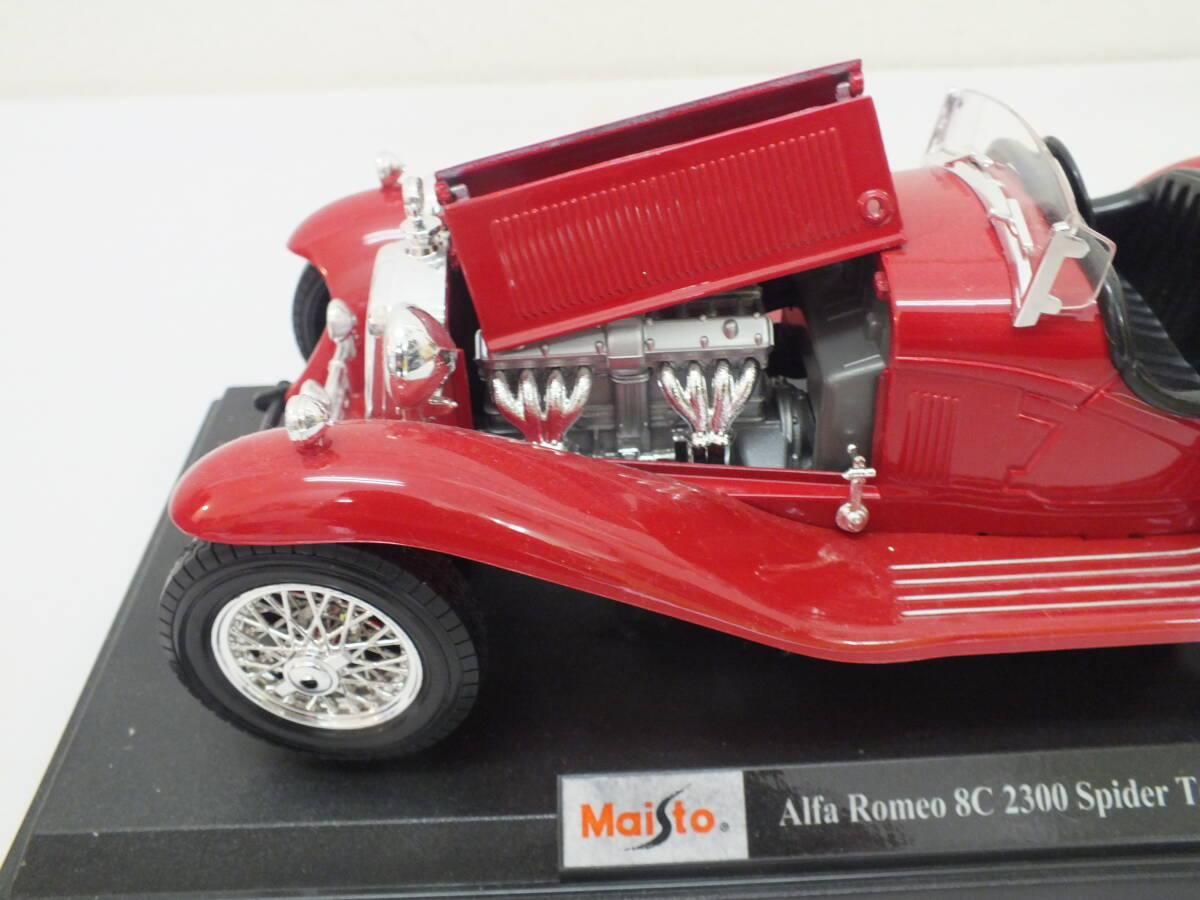 ★Maisto マイスト 1/18 1932 Alfa Romeo 8c 2300 Spider Touringr★（5601）