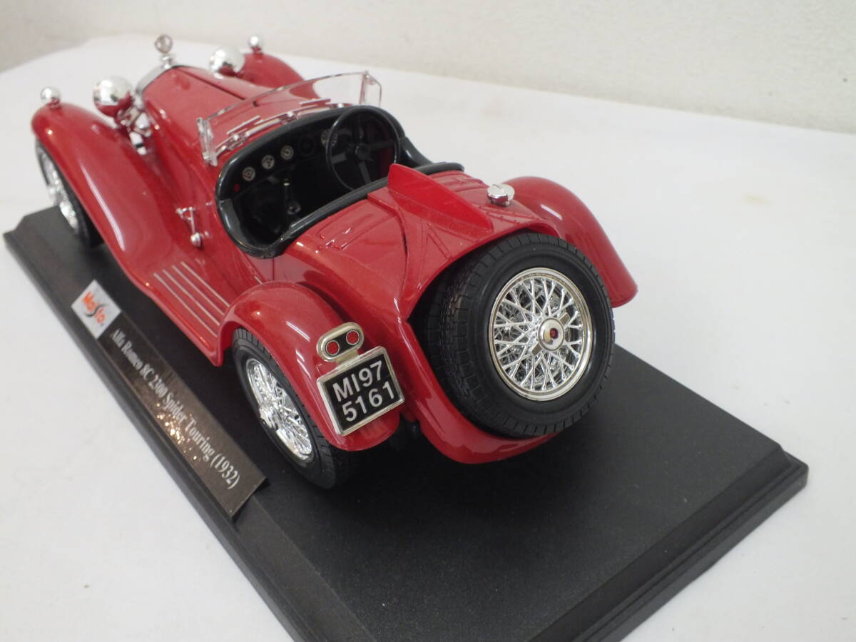 ★Maisto マイスト 1/18 1932 Alfa Romeo 8c 2300 Spider Touringr★（5601）