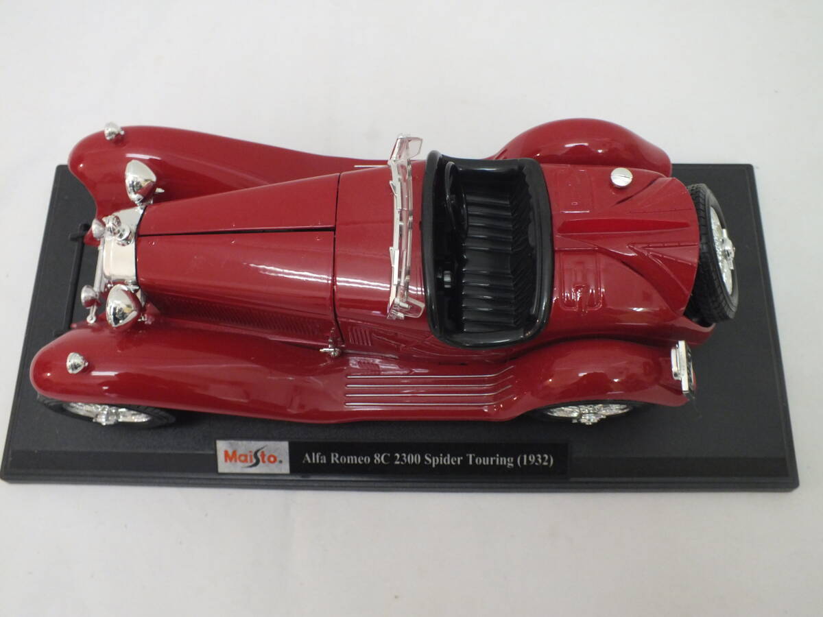 ★Maisto マイスト 1/18 1932 Alfa Romeo 8c 2300 Spider Touringr★（5601）