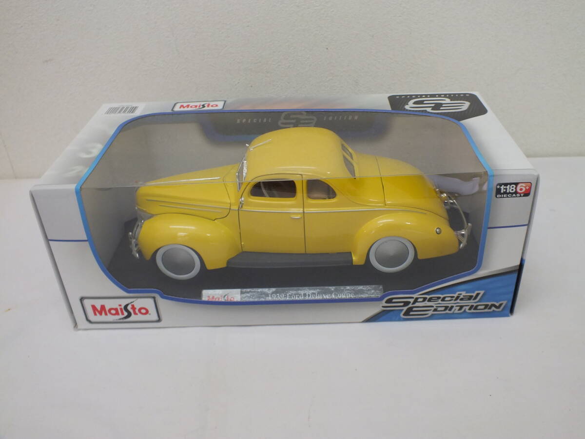 ★Maisto マイスト 1/18 1939 Ford Deluxe Coupe★（5602）