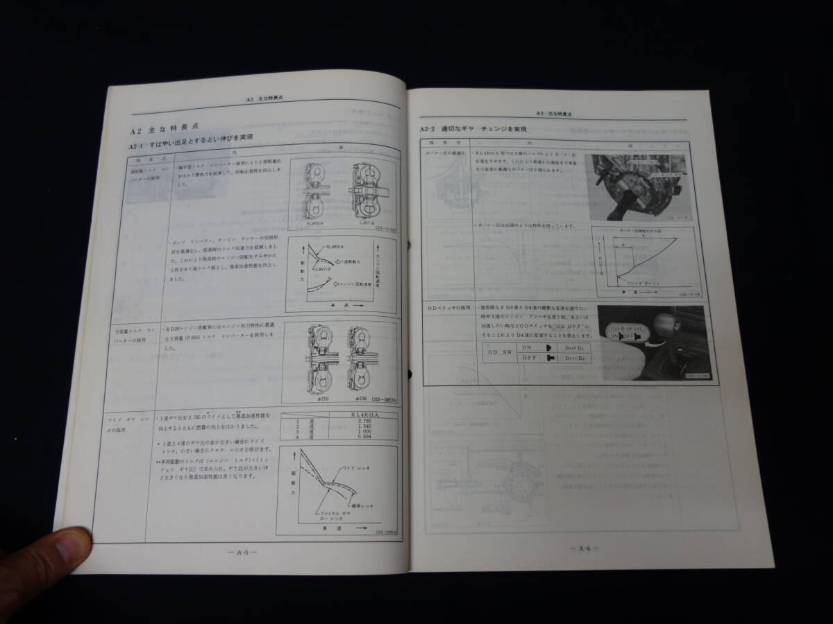 【1988年】日産 オートマチック トランスミッション / RL4R01A型 整備要領(lǐng)書 / サービスマニュアル / 本編