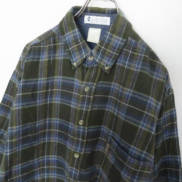コロンビア Columbia ヴィンテージ チェック ネルシャツ a926806ss