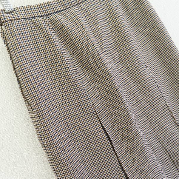 アクアスキュータム Aquascutum ヴィンテージ スカート ボックスプリーツ チェック a938686