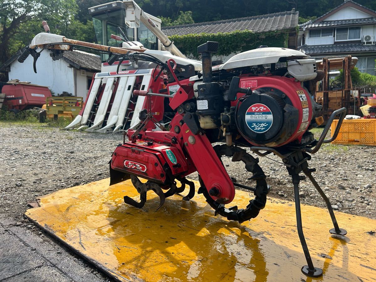 宮崎ヤンマー管理機 PSC60 畝立て5.8馬力 土寄せ家庭菜園耕運機