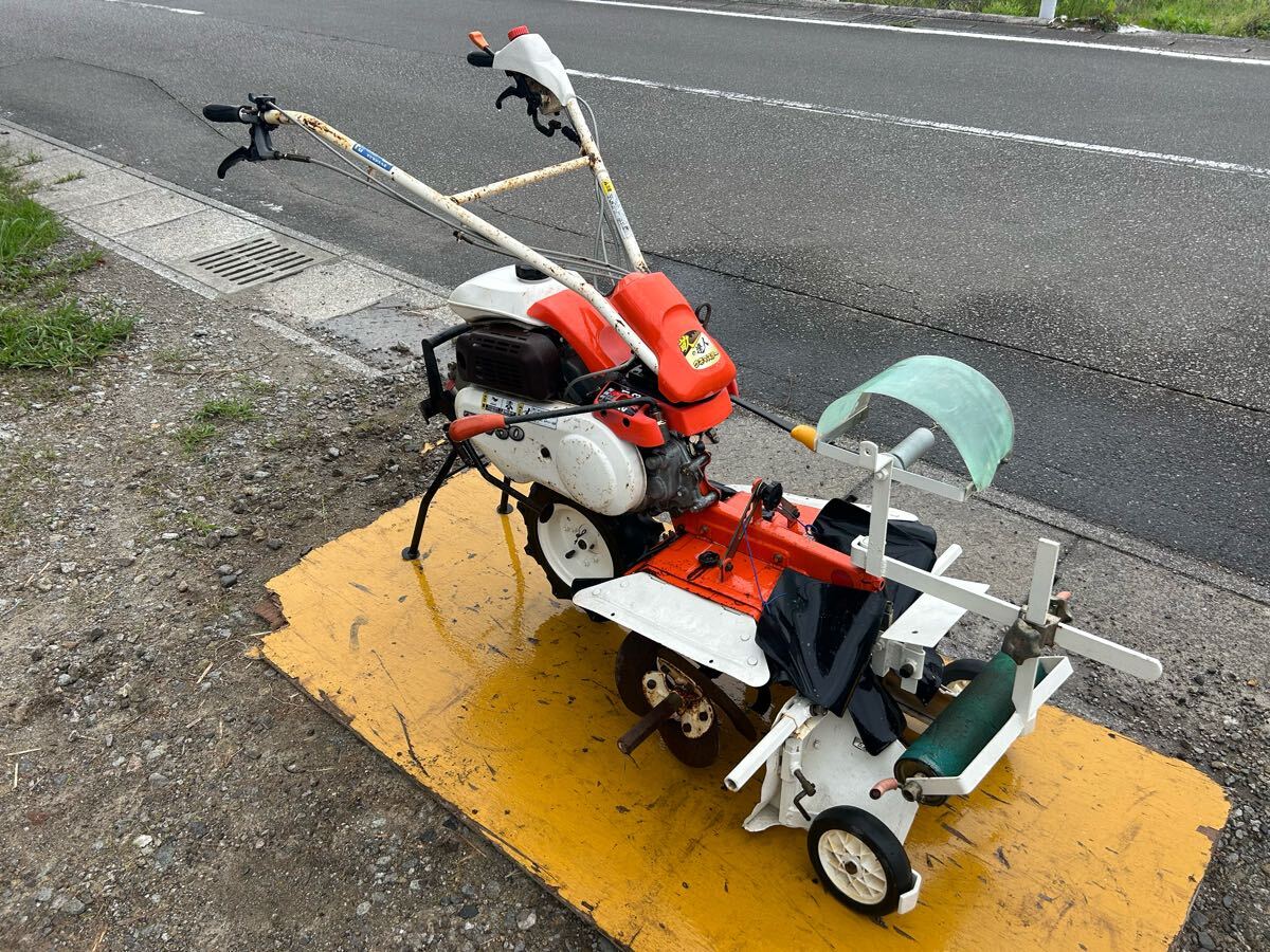 宮崎クボタ マルチ管理機 TS750 畝立て ごぼう管理機マルチャー