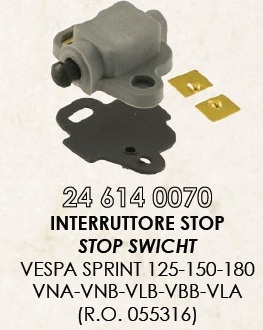 RMS 24614 0070 社外 スイッチ(ブレーキ) ベスパ 舊型AC系