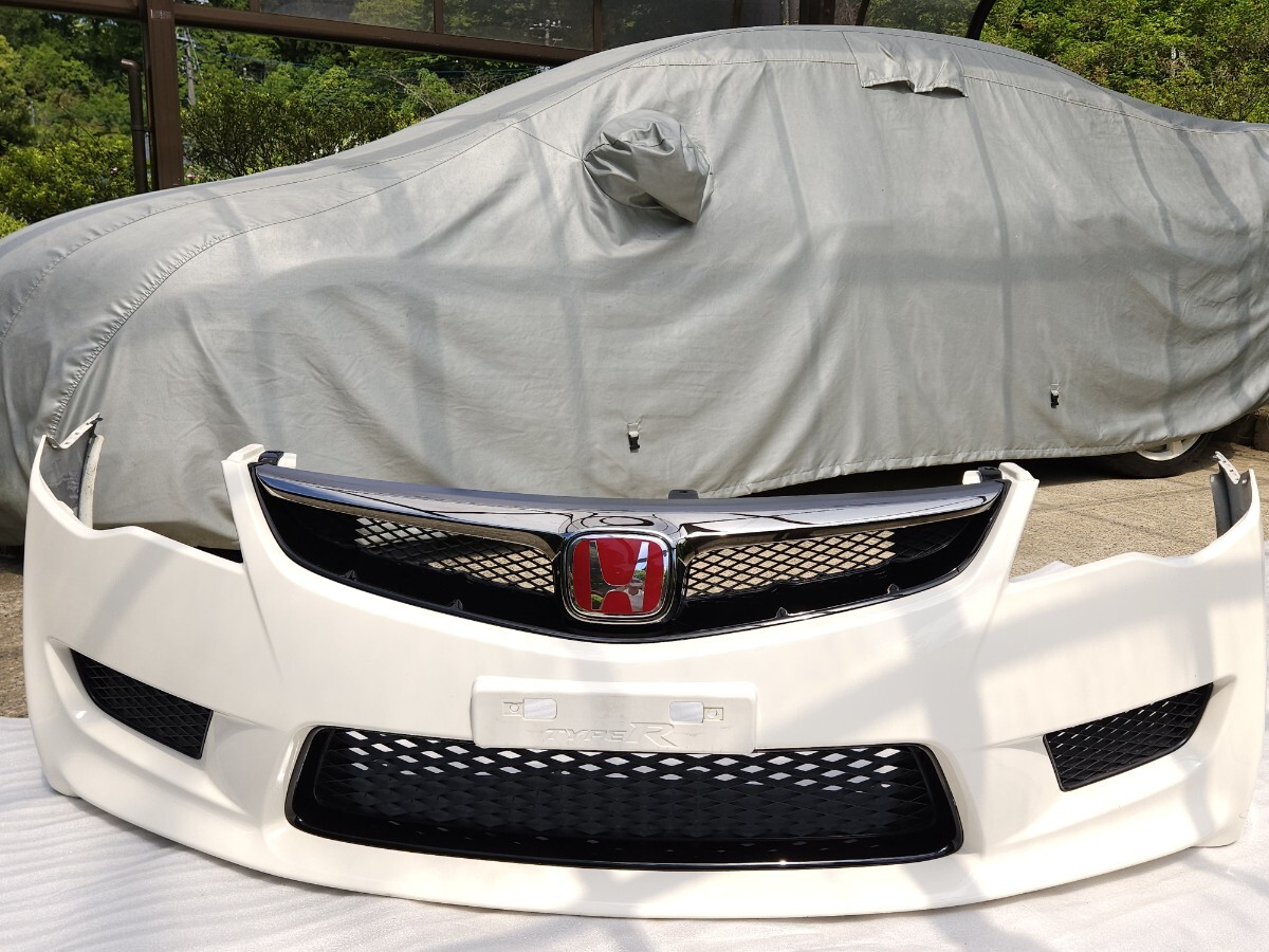 FD2型　シビックタイプR　2008年前期モデル　中古フロントバンパー廻り一式　