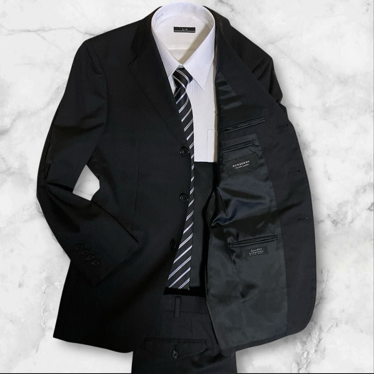 1円〜 BURBERRY BLACKLABEL バーバリーブラックレーベル スーツ 1円〜 BURBERRY BLACKLABEL バーバリーブラックレーベル スーツ