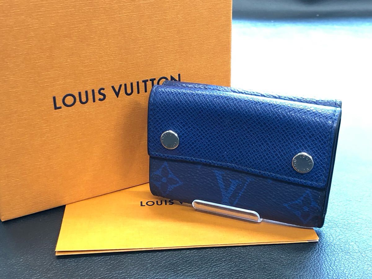 LOUIS VUITTON ルイヴィトン モノグラム　タイガラマ　ディスカバリー コンパクトウォレット 三つ折り財(cái)布