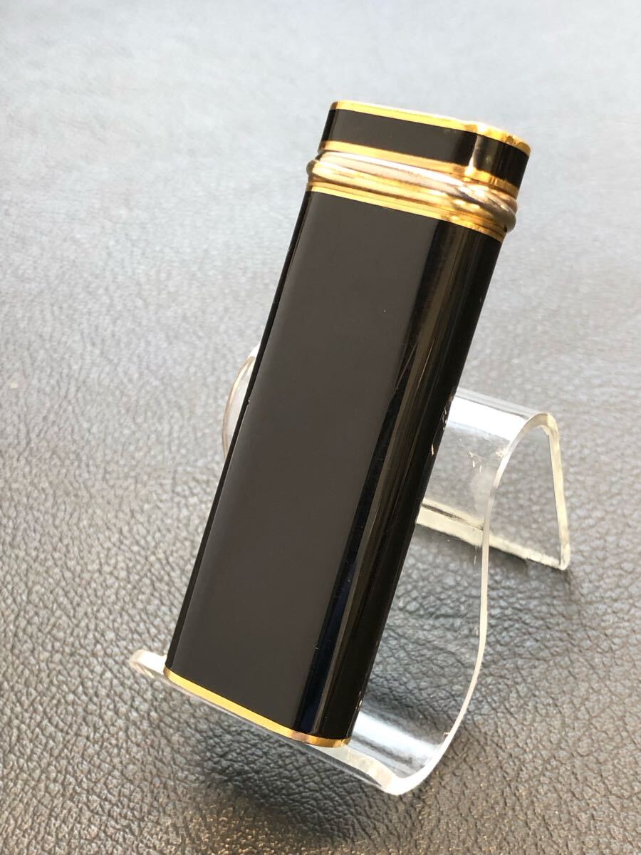 Cartier カルティエ ガスライター　トリニティ ブラック ゴールド　箱付き