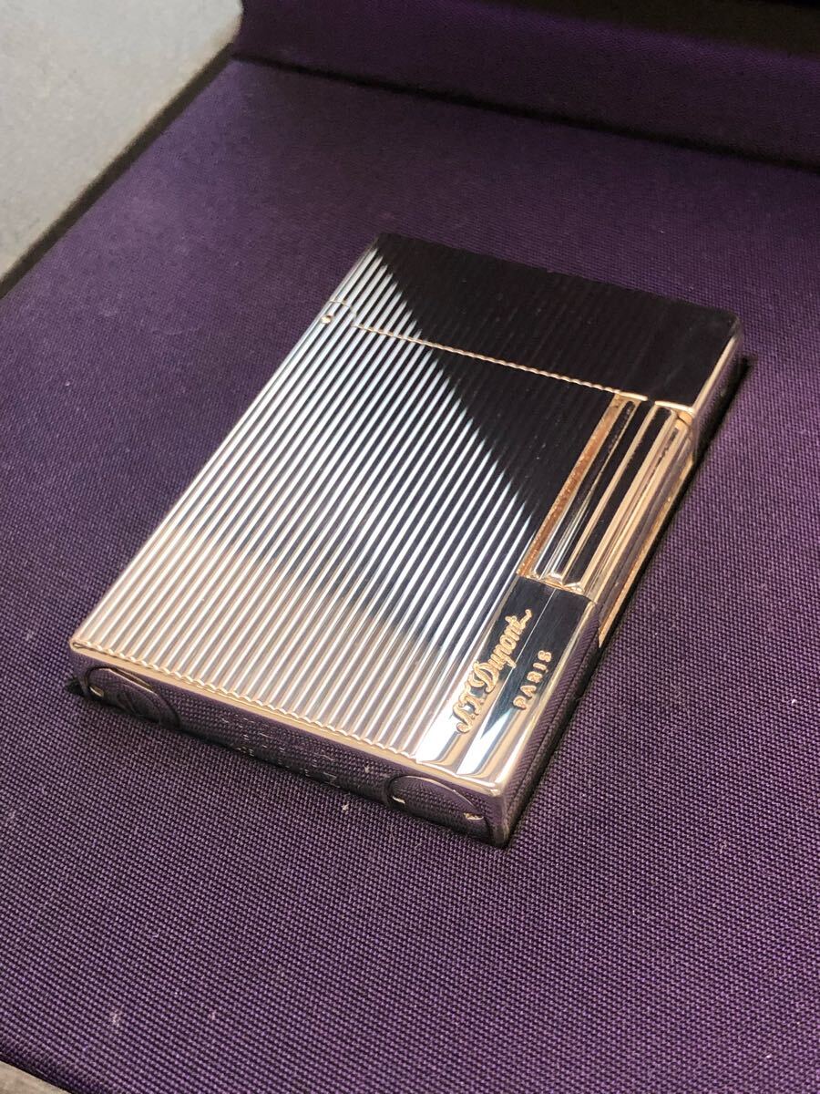DuPont デュポン ガスライター ギャッツビー　シルバー　箱付き　綺麗です！
