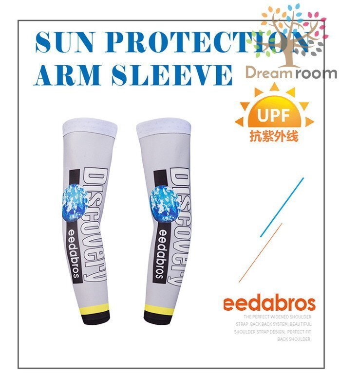 99％UVカット！EEDA デザインアームカバー F-088【L】サポーター 腕カバー 日焼け 紫外線防止 吸汗速干 スポーツ 乗馬 ゴルフ