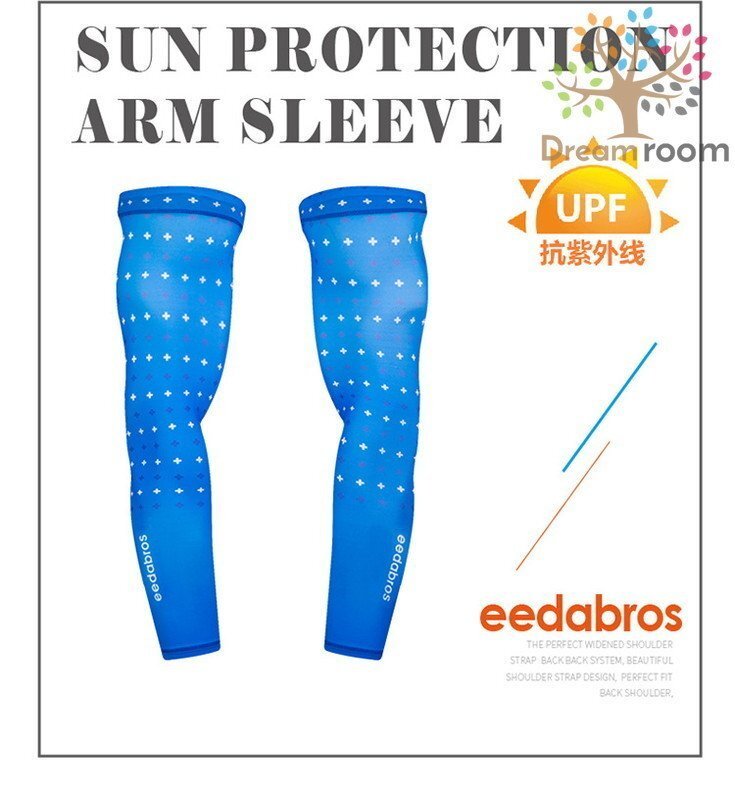 99％UVカット！EEDA デザインアームカバー F-069【S】サポーター 腕カバー 日焼け 紫外線防止 吸汗速干 スポーツ 乗馬 ゴルフ