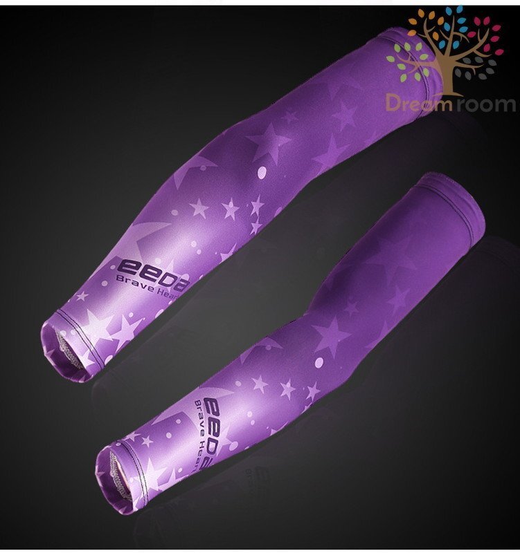 99％UVカット！EEDA デザインアームカバー F-077【S】サポーター 腕カバー 日焼け 紫外線防止 吸汗速干 スポーツ 乗馬 ゴルフ