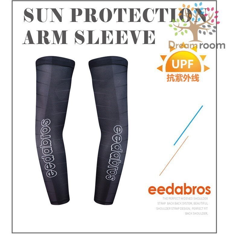 99％UVカット！EEDA デザインアームカバー F-070【L】サポーター 腕カバー 日焼け 紫外線防止 吸汗速干 スポーツ 乗馬 ゴルフ