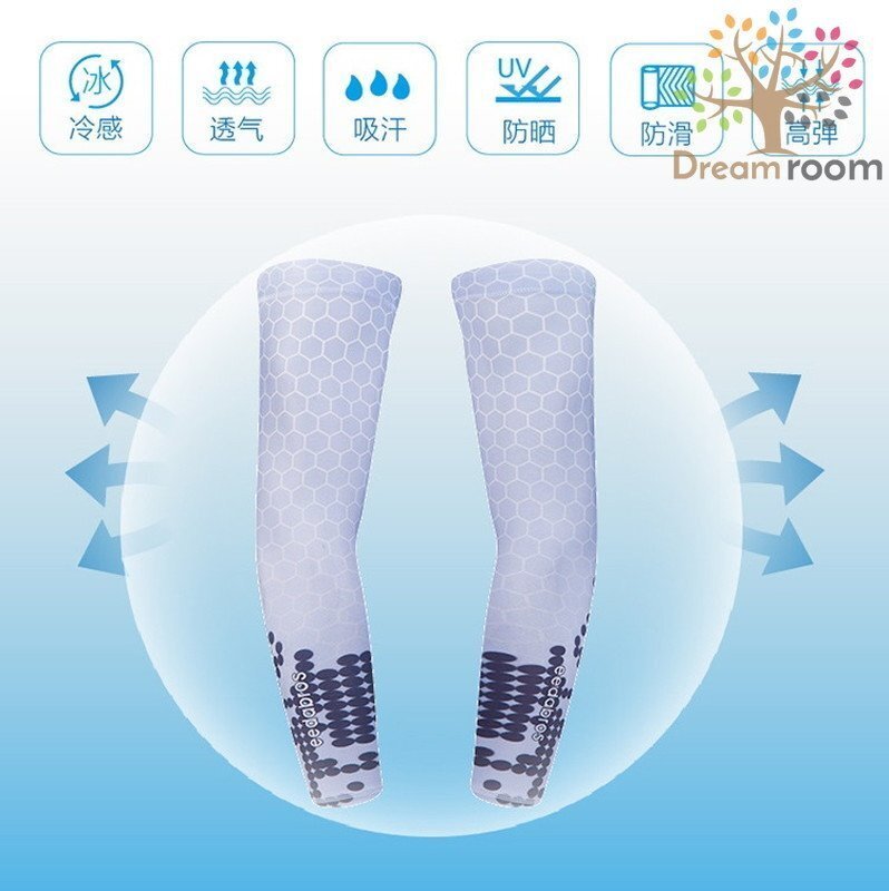 99％UVカット！EEDA デザインアームカバー F-080【L】サポーター 腕カバー 日焼け 紫外線防止 吸汗速干 スポーツ 乗馬 ゴルフ