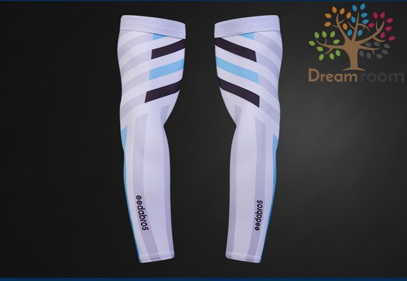 99％UVカット！EEDA デザインアームカバー F-056【S】サポーター 腕カバー 日焼け 紫外線防止 吸汗速干 スポーツ 乗馬 ゴルフ