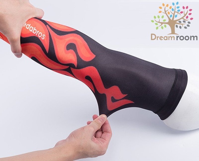 99％UVカット！EEDA デザインアームカバー F-087【S】サポーター 腕カバー 日焼け 紫外線防止 吸汗速干 スポーツ 乗馬 ゴルフ