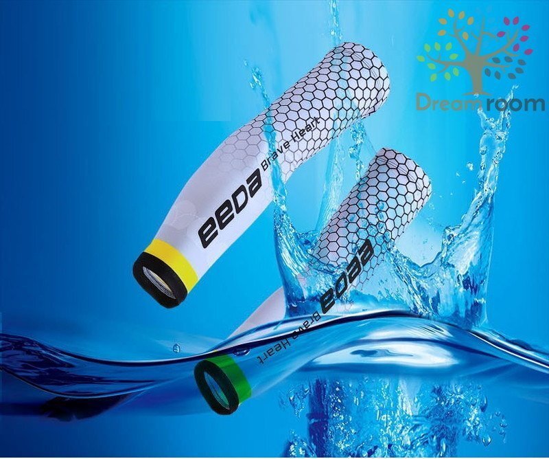 99％UVカット！EEDA デザインアームカバー F-024【M】サポーター 腕カバー 日焼け 紫外線防止 吸汗速干 スポーツ 乗馬 ゴルフ