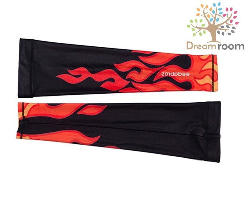 99％UVカット！EEDA デザインアームカバー F-087【S】サポーター 腕カバー 日焼け 紫外線防止 吸汗速干 スポーツ 乗馬 ゴルフ