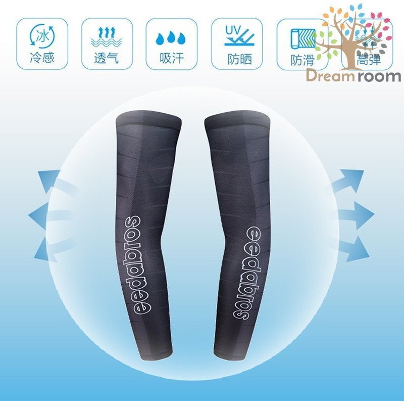 99％UVカット！EEDA デザインアームカバー F-070【L】サポーター 腕カバー 日焼け 紫外線防止 吸汗速干 スポーツ 乗馬 ゴルフ