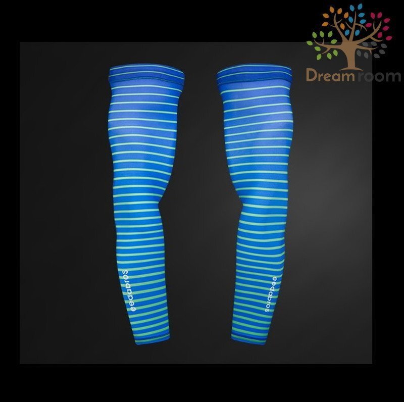 99％UVカット！EEDA デザインアームカバー F-084【M】サポーター 腕カバー 日焼け 紫外線防止 吸汗速干 スポーツ 乗馬 ゴルフ