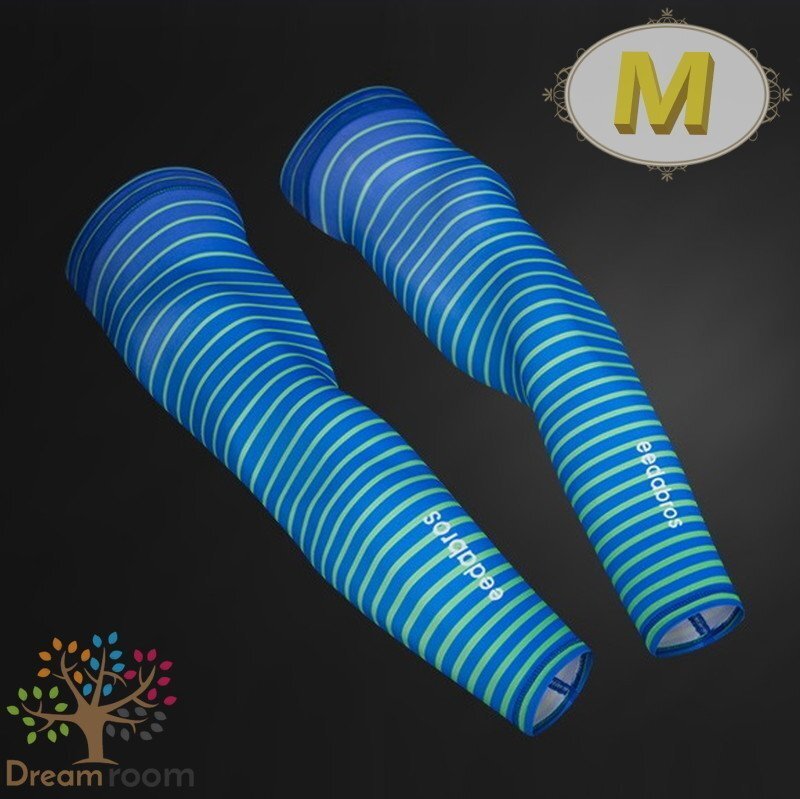 99％UVカット！EEDA デザインアームカバー F-084【M】サポーター 腕カバー 日焼け 紫外線防止 吸汗速干 スポーツ 乗馬 ゴルフ